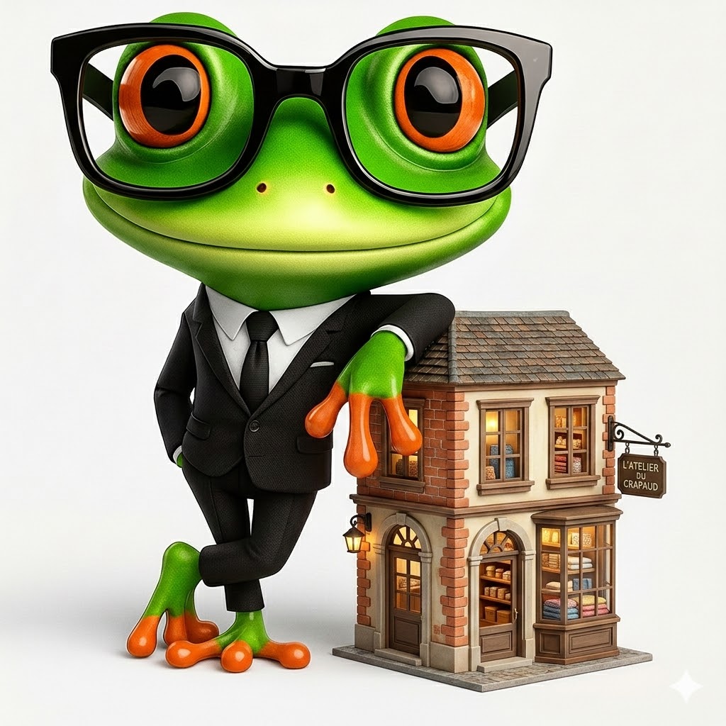 Mascotte PCSUD30 - L'Atelier du Crapaud